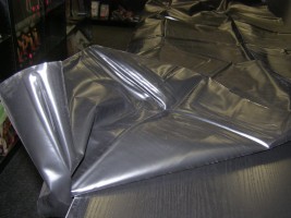 PVC pločevina 200 x 230 cm črna