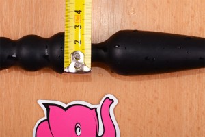 Dvojni dildo Ass Jacker (18 cm) - premer največje krogle