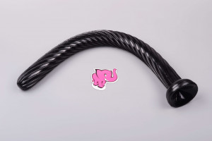XXL analni dildo s priseskom Xtreme Spiral (50,8 cm)