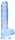 Clear Pleasure Realistični dildo (15 cm), modri